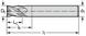Фреза &Oslash;10мм 51мм 4EA MC230-10.0A4S-WK40TF фото 2