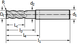 Фреза &Oslash;10мм 72мм 4EA MC326-10.0A4B050C-WK40TF фото 2