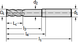 Фреза &Oslash;6мм 65мм 4EA MC326-06.0A4LC-WK40TF фото 2
