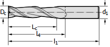Фреза &Oslash;20мм 145мм 2EA H602551-20 фото