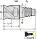 Фреза &Oslash;10мм 23,6мм 4EA MC326-10.0E4P-WJ30TF фото 2