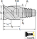 Фреза &Oslash;10мм 23,6мм 4EA MC326-10.0E4P050-WJ30TF фото 2