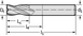 Фреза &Oslash;1,6мм 38мм 3EA MC216-01.6A3BJ-WJ30TF фото 2