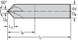 Фреза &Oslash;1мм 57мм 4EA MC501-06.0A4L-WJ30TF фото 2
